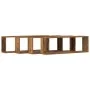 Estanterías de pared 4 pcs Madera antigua 80x15x26 cm Madera trabajada by , Shelves and shelves - Ref: Foro24-862640, Price: ...