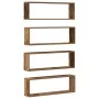 Estanterías de pared 4 pcs Madera antigua 80x15x26 cm Madera trabajada by , Shelves and shelves - Ref: Foro24-862640, Price: ...