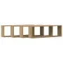 Estante de pared Set de 4 Roble artesanal Madera 80 x 15 x 26 cm by , Shelves and shelves - Ref: Foro24-862642, Price: 53,98 ...