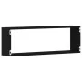 Estantes de pared 4 pcs Negro Roble 80x15x26 cm Madera hecha von , Regale und Regale - Ref: Foro24-862644, Preis: 56,88 €, Ra...