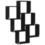 Armario de pared Negro Roble 78x15x92 cm Madera Derivada by , Shelves and shelves - Ref: Foro24-862649, Price: 46,42 €, Disco...