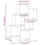Armario de pared Negro Roble 78x15x92 cm Madera Derivada by , Shelves and shelves - Ref: Foro24-862649, Price: 46,42 €, Disco...