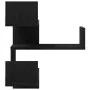 Estantes 2 piezas Negro Roble 40x40x49,5 cm Madera by , Shelves and shelves - Ref: Foro24-862653, Price: 40,37 €, Discount: -5%%
