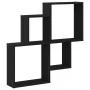 Armario de pared Negro Roble 80x15x78,5 cm Madera de ingeniería von , Regale und Regale - Ref: Foro24-862654, Preis: 39,65 €,...