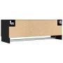 Armario Negro Roble 100x32,5x35 cm Madera von , Kleiderschränke - Ref: Foro24-862657, Preis: 60,75 €, Rabatt: -5%%