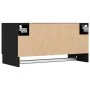 Armario de Madera Elaborada en Roble Negro 70x32,5x35 cm | Foro24.es | Tu tienda online para hogar, jardín y más Foro24.es