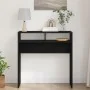 Mesa Consola Roble Negro - 78x30x80 cm - Hecha de Madera Elaborada | Foro24.es | Tu tienda online para hogar, jardín y más Foro24.es