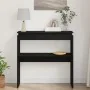 Mesa Consola Negra Roble 80x30x80 cm Madera Ingenierizada von , Seitentische - Ref: Foro24-862661, Preis: 51,51 €, Rabatt: -5%%