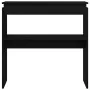 Mesa Consola Negra Roble 80x30x80 cm Madera Ingenierizada von , Seitentische - Ref: Foro24-862661, Preis: 51,51 €, Rabatt: -5%%