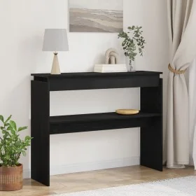 Comprar Mesa Consola Negra de Roble 80x30x102 cm