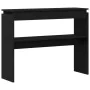Mesa Consola Negra de Roble 80x30x102 cm de Madera Compensada by , Side tables - Ref: Foro24-862662, Price: 57,32 €, Discount...