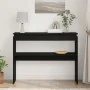 Mesa Consola Negra de Roble 80x30x102 cm de Madera Compensada by , Side tables - Ref: Foro24-862662, Price: 57,32 €, Discount...