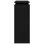 Mesa Consola Negra de Roble 80x30x102 cm de Madera Compensada by , Side tables - Ref: Foro24-862662, Price: 57,32 €, Discount...