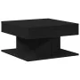 Mesa de café Negra de roble 57x57x30 cm de madera ingenida de , Mesas de centro - Ref: Foro24-862665, Precio: 58,25 €, Descue...