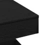 Mesa de café Negra de roble 57x57x30 cm de madera ingenida de , Mesas de centro - Ref: Foro24-862665, Precio: 58,25 €, Descue...