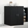 Armario para Lavadora Roble Negro 70,5x71,5x91,5 cm Madera Elaborada von , Zubehör für Waschmaschinen und Trockner - Ref: For...