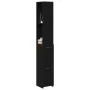Armario de baño Negro Roble 25x25x170 cm Madera de Ingeniera by , Bathroom furniture - Ref: Foro24-862669, Price: 73,81 €, Di...