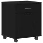 Gabinete Rodante en Roble Negro 45x38x54 cm de Madera | Foro24.es | Tu tienda online para hogar, jardín y más Foro24.es