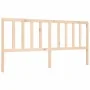 Bed frame with solid wood headboard 200x200 cm by vidaXL, Beds and slatted bases - Ref: Foro24-3193876, Price: 137,90 €, Disc...