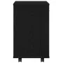Gabinete en Rueda de Roble Negro 46x36x59 cm Madera Trabajada | Foro24.es | Tu tienda online para hogar, jardín y más Foro24.es