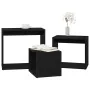Mesas Nido 3 pcs de Madera Ingenierizada de Roble Negro | Foro24.es | Tu tienda online para hogar, jardín y más Foro24.es