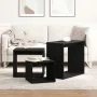 Mesas Nido 3 pcs de Madera Ingenierizada de Roble Negro | Foro24.es | Tu tienda online para hogar, jardín y más Foro24.es
