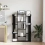 Estante Roble Negro 86x25.5x140 cm Madera by , Bookcases and shelves - Ref: Foro24-862680, Price: 86,03 €, Discount: -5%%