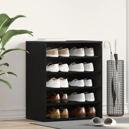 Armario para zapatos Negro Roble 60x35x70 cm Madera von , Schuhregale und Schuhorganisatoren - Ref: Foro24-862683, Preis: 72,...