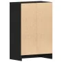 Zapatero Negro Roble 60x35x92 cm Madera by , Shoe racks and shoe organizers - Ref: Foro24-862684, Price: 89,09 €, Discount: -5%%
