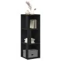 Gabinete Esquinero Negro Roble 33x33x100 cm Madera Elaborada by , Lockers and storage cabinets - Ref: Foro24-862691, Price: 5...