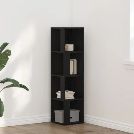 Estantería Negra de Roble 33x33x132 cm de madera von , Schließfächer und Lagerschränke - Ref: Foro24-862692, Preis: 65,57 €, ...