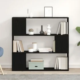 Estantería Negro Roble 100x24x94 cm Madera