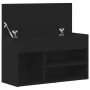 Banco Hall Negro Roble 60x30x45 cm Madera Compuesta von , Schuhregale und Schuhorganisatoren - Ref: Foro24-862703, Preis: 67,...