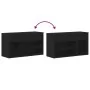 Banco Hall Negro Roble 60x30x45 cm Madera Compuesta von , Schuhregale und Schuhorganisatoren - Ref: Foro24-862703, Preis: 67,...