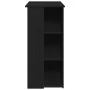 Mesa de Bar con Estante - Roble Negro, 102x50x103.5 cm, Hecha de Madera Ingenierizada von , Küchen- und Esstische - Ref: Foro...