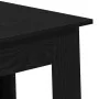 Mesa de Bar con Estante - Roble Negro, 102x50x103.5 cm, Hecha de Madera Ingenierizada von , Küchen- und Esstische - Ref: Foro...