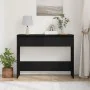 Mesa Consola de Roble Negro - 100x35x76.5 cm - Madera Engineered | Foro24.es | Tu tienda online para hogar, jardín y más Foro24.es