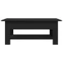 Mesa de café negra de roble, 102x55x42 cm, de madera de ingeniería von , Couchtisch - Ref: Foro24-862711, Preis: 70,82 €, Rab...