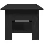 Mesa de café negra de roble, 102x55x42 cm, de madera de ingeniería von , Couchtisch - Ref: Foro24-862711, Preis: 70,82 €, Rab...