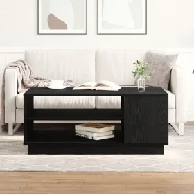 Comprar Mesa de café de roble negro 102x55x43 cm