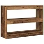 Estantería/Divisor de habitación en madera antigua, 100x30x72 cm, hecho de madera contrachapada by , Bookcases and shelves - ...