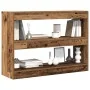Estantería/Divisor de habitación en madera antigua, 100x30x72 cm, hecho de madera contrachapada by , Bookcases and shelves - ...