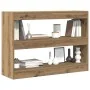 Estantería/Divisor de habitación - Roble artesanal - 100x30x72 cm - Hecho de madera elaborada by , Bookcases and shelves - Re...