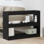 Librero/Divisor de espacio Negro Roble 100x30x72 cm Madera elaborada by , Bookcases and shelves - Ref: Foro24-862723, Price: ...