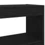 Librero/Divisor de espacio Negro Roble 100x30x72 cm Madera elaborada by , Bookcases and shelves - Ref: Foro24-862723, Price: ...
