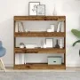 Armario para Libros/Divisor de Habitaciones - Madera Rústica - 100x30x103cm - Madera Elaborada de , Librerías y estanterías -...