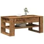 Mesa de café de madera reciclada 102x55x45 cm de madera de ingeniería de , Mesas de centro - Ref: Foro24-862727, Precio: 75,4...