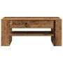 Mesa de café de madera reciclada 102x55x45 cm de madera de ingeniería de , Mesas de centro - Ref: Foro24-862727, Precio: 75,4...