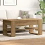 Mesa de café de roble Artisan 102x55x45 cm de madera ingenierizada by , Coffee table - Ref: Foro24-862728, Price: 75,42 €, Di...