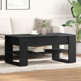 Mesa de café Negra de Roble 102x55x45 cm de Madera von , Couchtisch - Ref: Foro24-862729, Preis: 79,38 €, Rabatt: -5%%